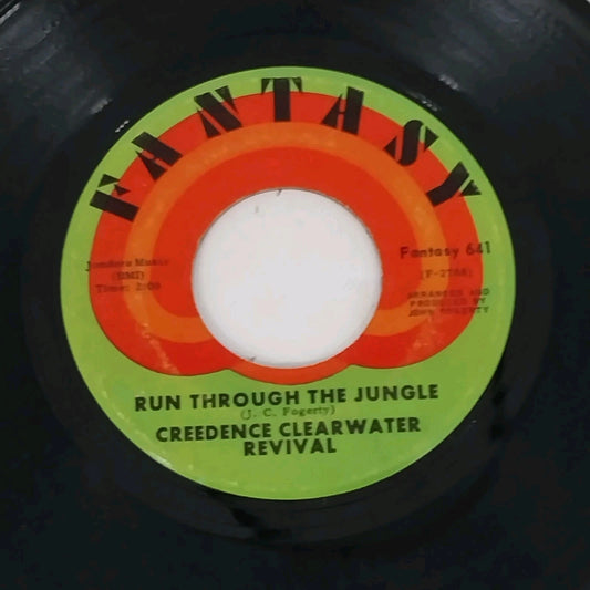 Creedence Clearwater Revival 45 RPM vinyl Run Through The Jungle