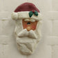 CMI/Henton vintage Santa Claus head brooch with red hat