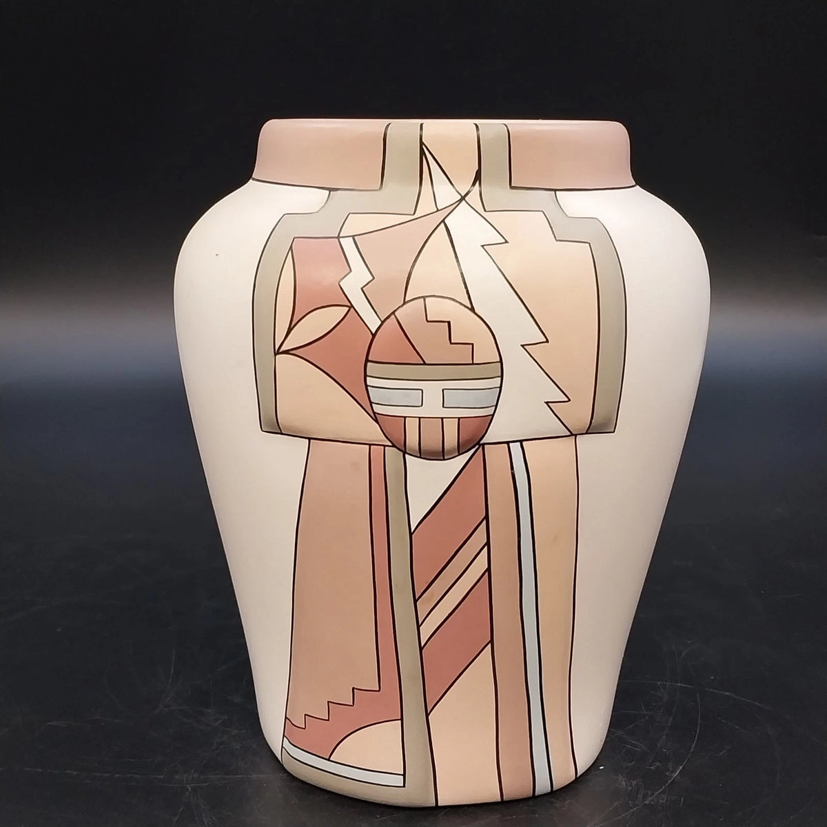 Camelback Inn 1989 Southwestern hand painted pottery vase