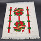 Cannon vintage Christmas terry kitchen towel with bells and holly