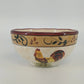 Canterbury Potteries Morning Sunrise rooster ceramic cereal bowl
