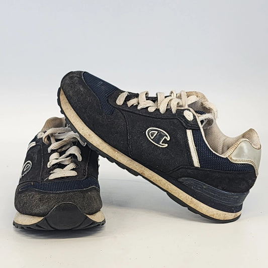 Navy blue Champion women's athletic running sneakers