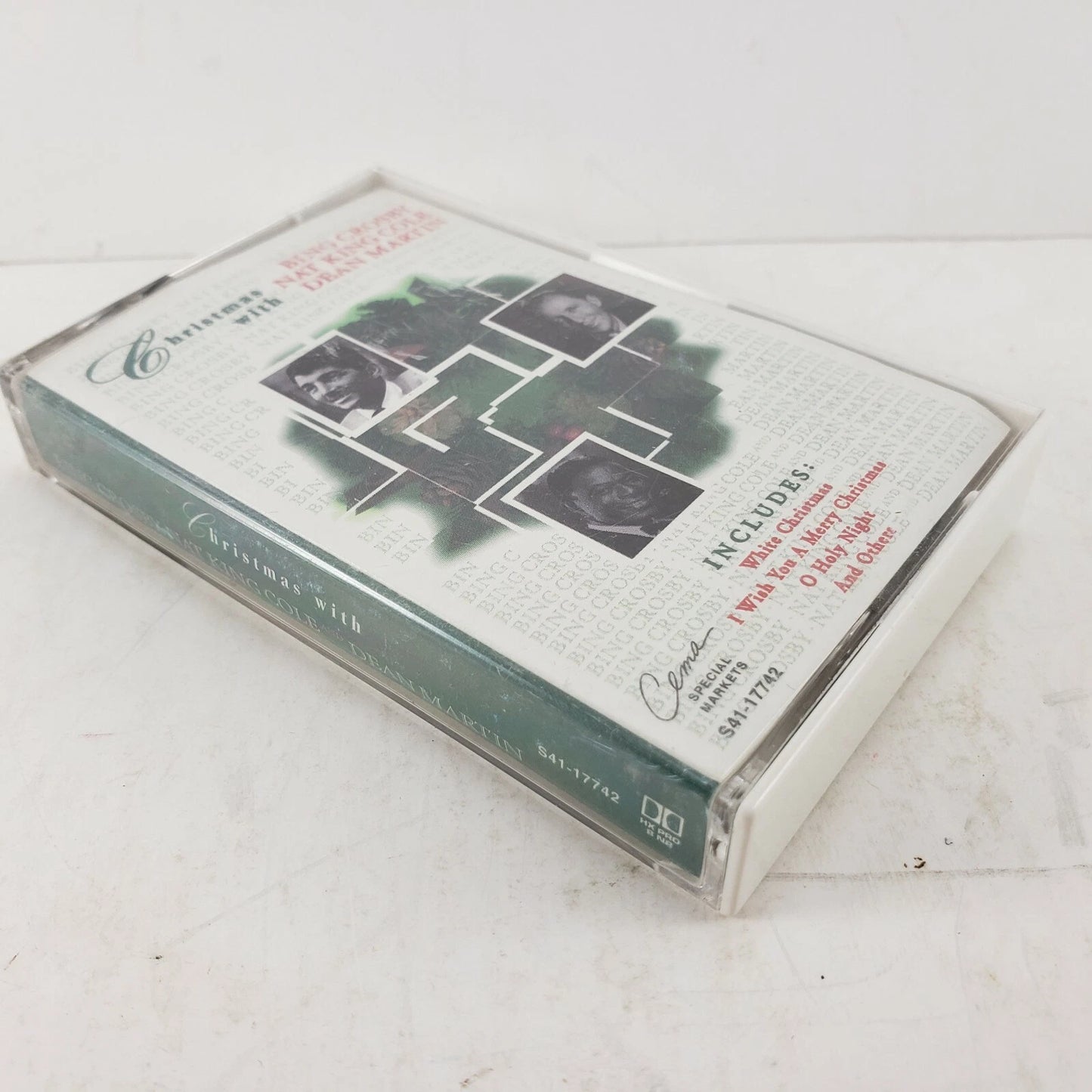 Christmas Bing Crosby Nat King Cole Dean Martin cassette tape