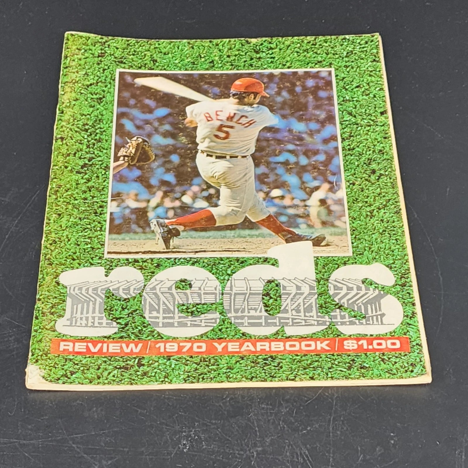 Cincinnati Reds 1970 yearbook Johnny Bench Pete Rose MLB