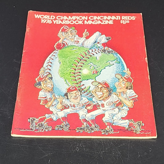 1976 cincinnati reds world champions yearbook vintage mlb