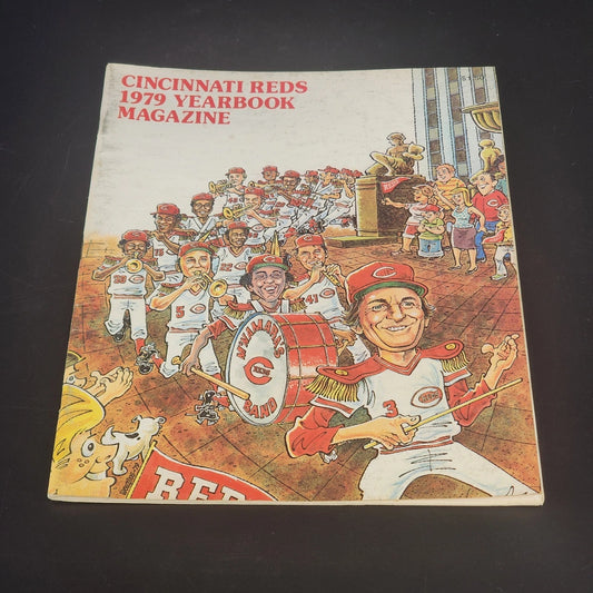 1979 Cincinnati Reds official MLB yearbook vintage magazine