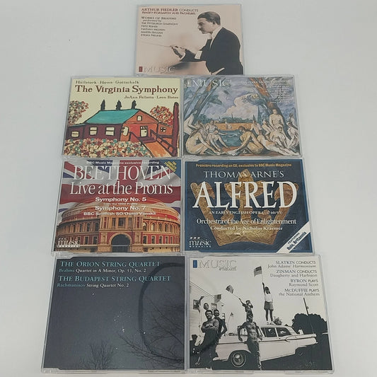 Classical music CD lot of 7 featuring BBC Music Magazine and symphony recordings