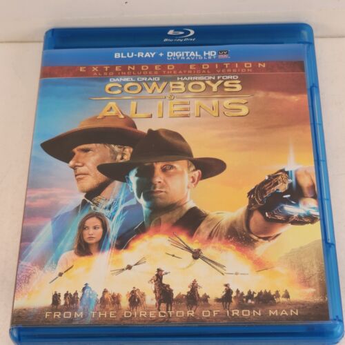 Cowboys & Aliens Blu-Ray Digital HD Ultraviolet DVD Standard & Extended Editions