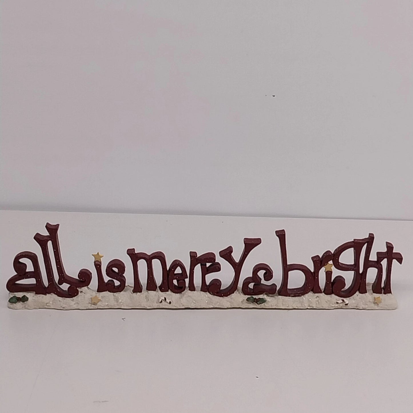 Crazy Mountain Merry and Bright Christmas sign