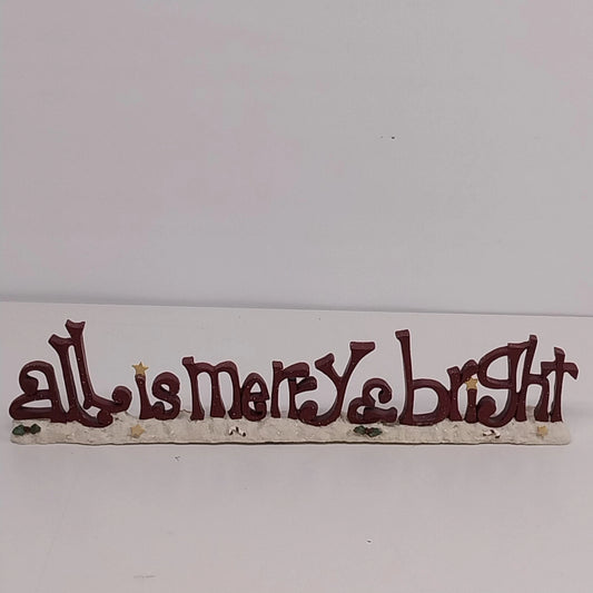 Crazy Mountain Merry and Bright Christmas sign