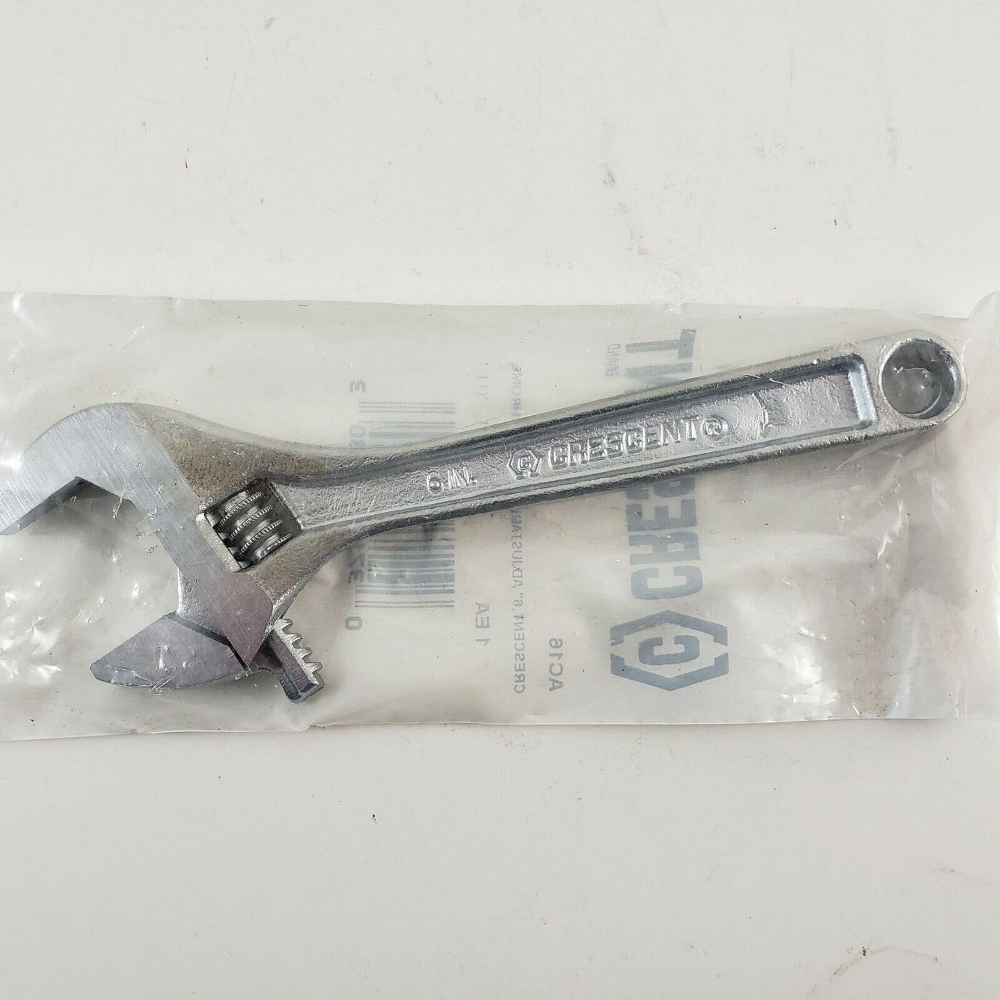 Crescent AC16 6 inch chrome adjustable wrench with 1 inch jaw opening