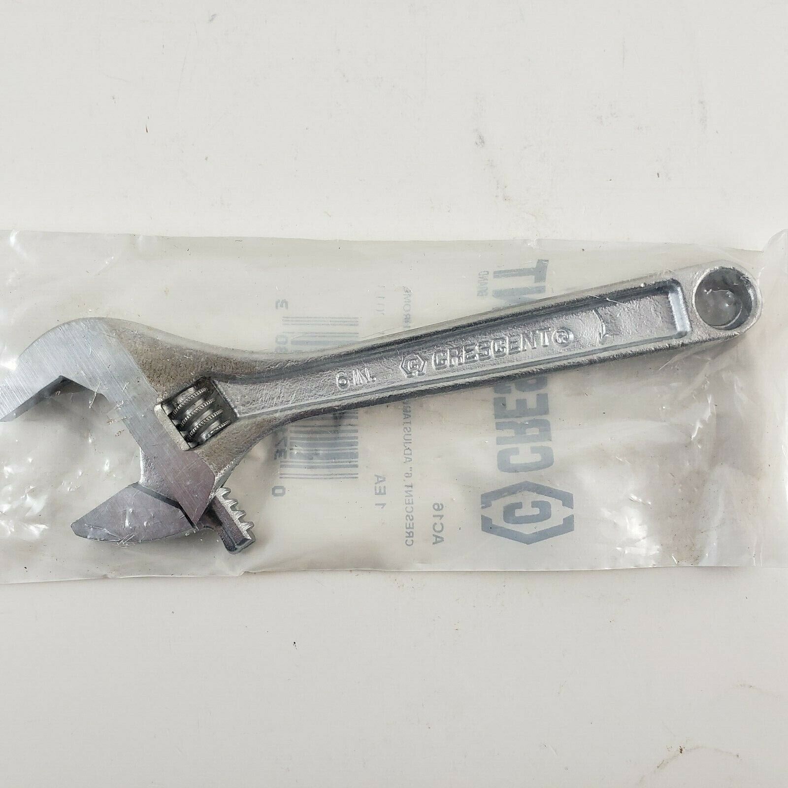 Crescent AC16 6 inch chrome adjustable wrench with 1 inch jaw opening
