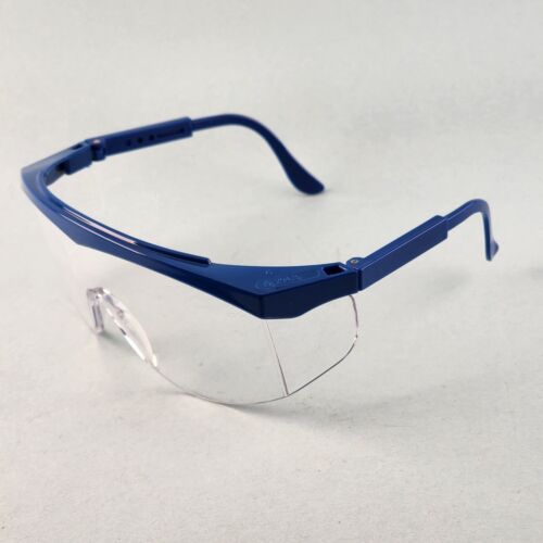 Crews Stratos safety glasses blue clear lens