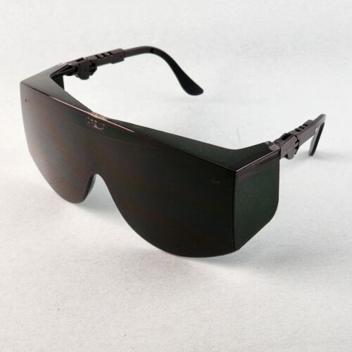 Crews Tacoma welding safety glasses green lens shade 5.0 adjustable arms