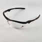 Crews Winchester 110 safety glasses with black frame and clear scratch resistant lens