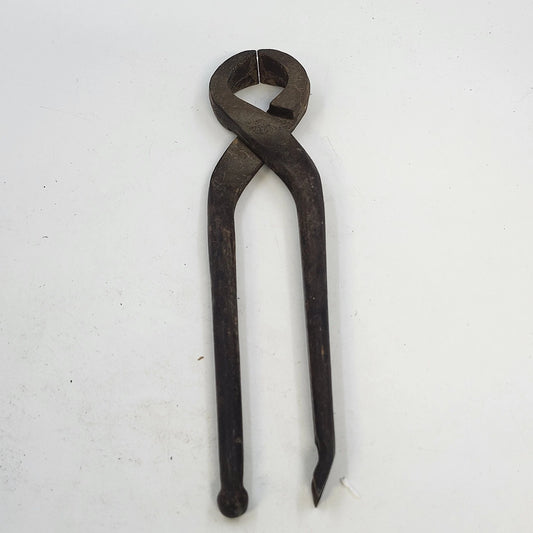 intage Diamond No. 141 forged steel farrier horseshoe nail nippers