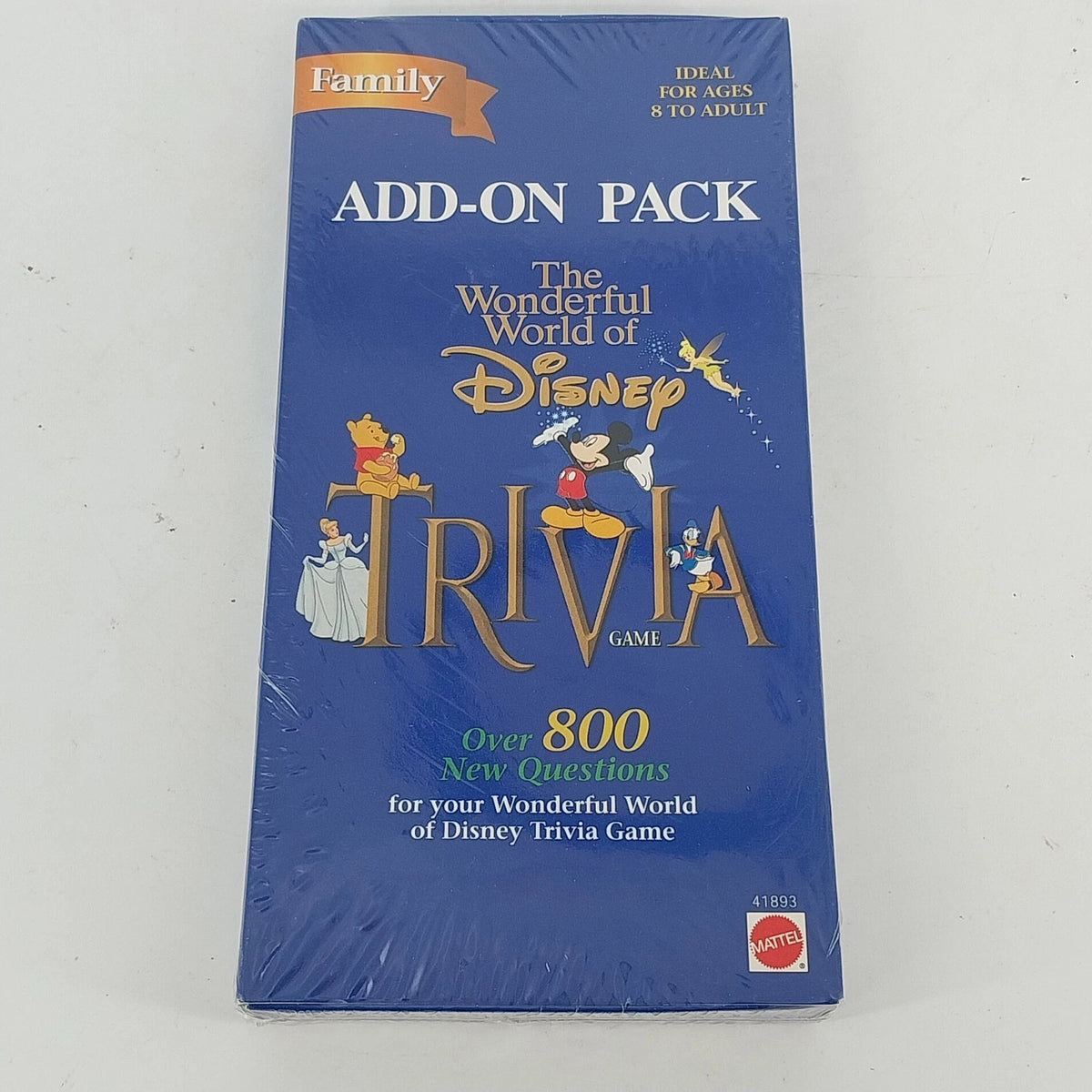 Disney Trivia Game Family Add On Pack sealed 1998