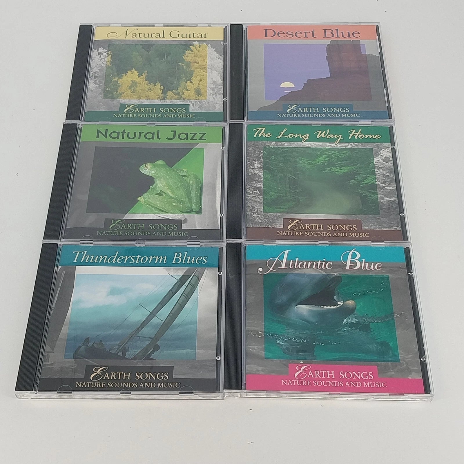 Earth Songs 6 CD lot with nature sounds and instrumental music