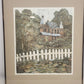 Elaine Wallace Castle House signed artist proof framed print