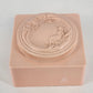 evyan white shoulders pink powder box vintage