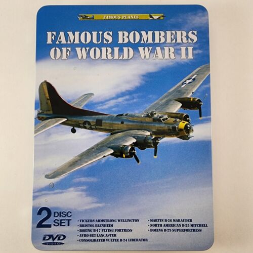 Famous Bombers WWII DVD 2011 2 disc metal case
