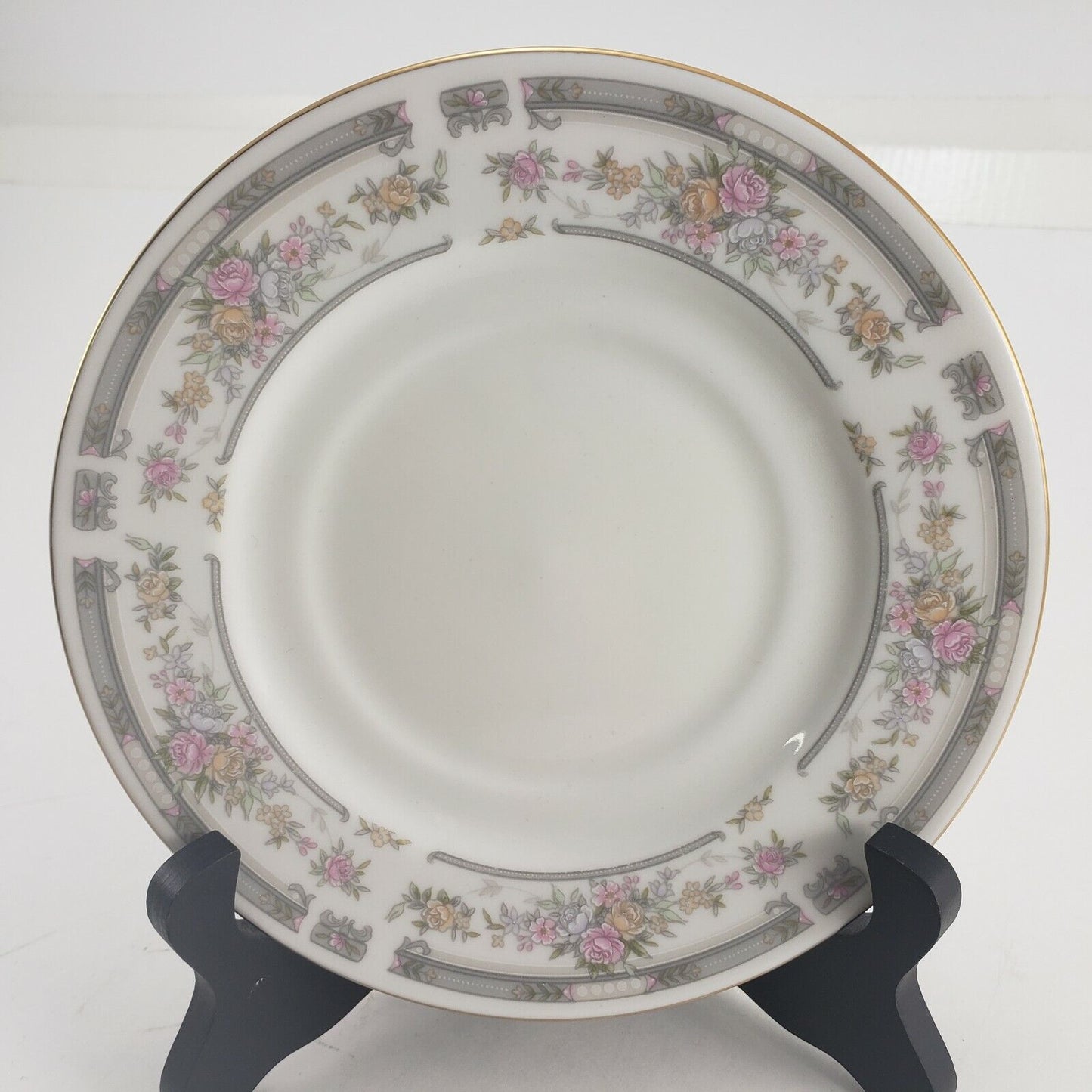 Farberware Southampton saucer 223K gold trim 1992 6.38 inch