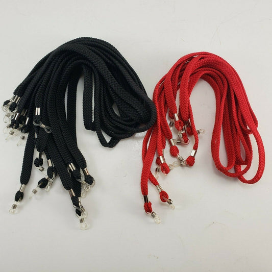 flat woven glasses retainers loop ends