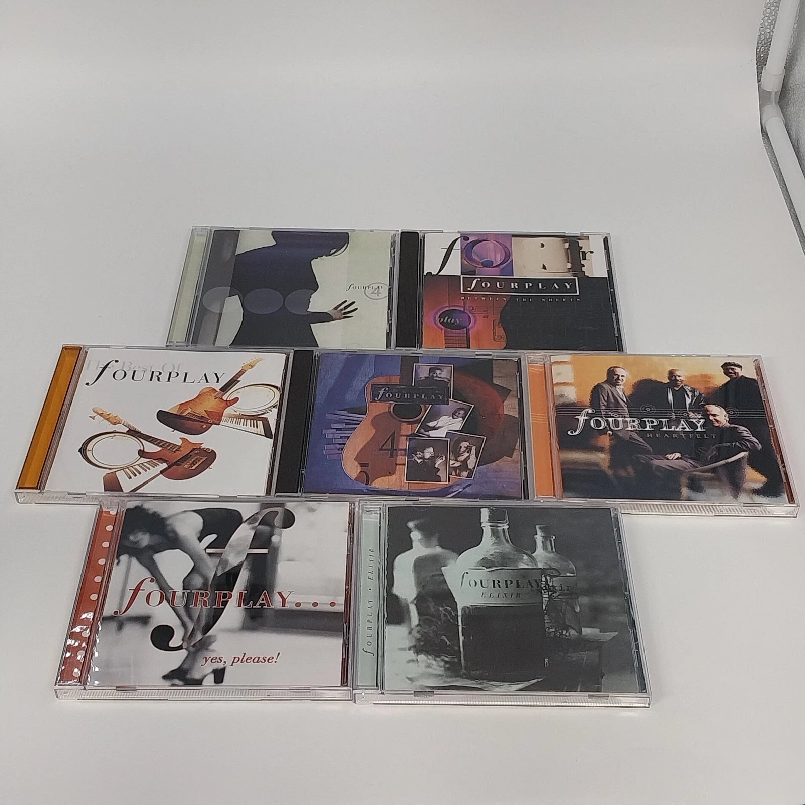 Fourplay seven CD smooth jazz collection with jewel cases