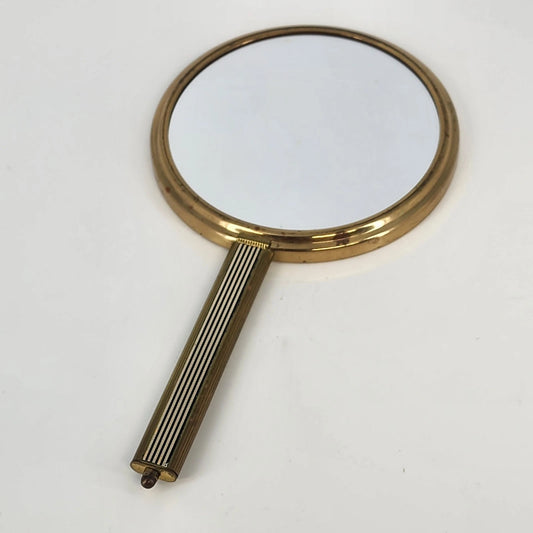 French Marie Antoinette hand mirror double sided 1920s