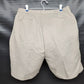 G H Bass men's beige pleated walking shorts size 36