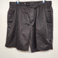 G H Bass mens black pleated shorts 36