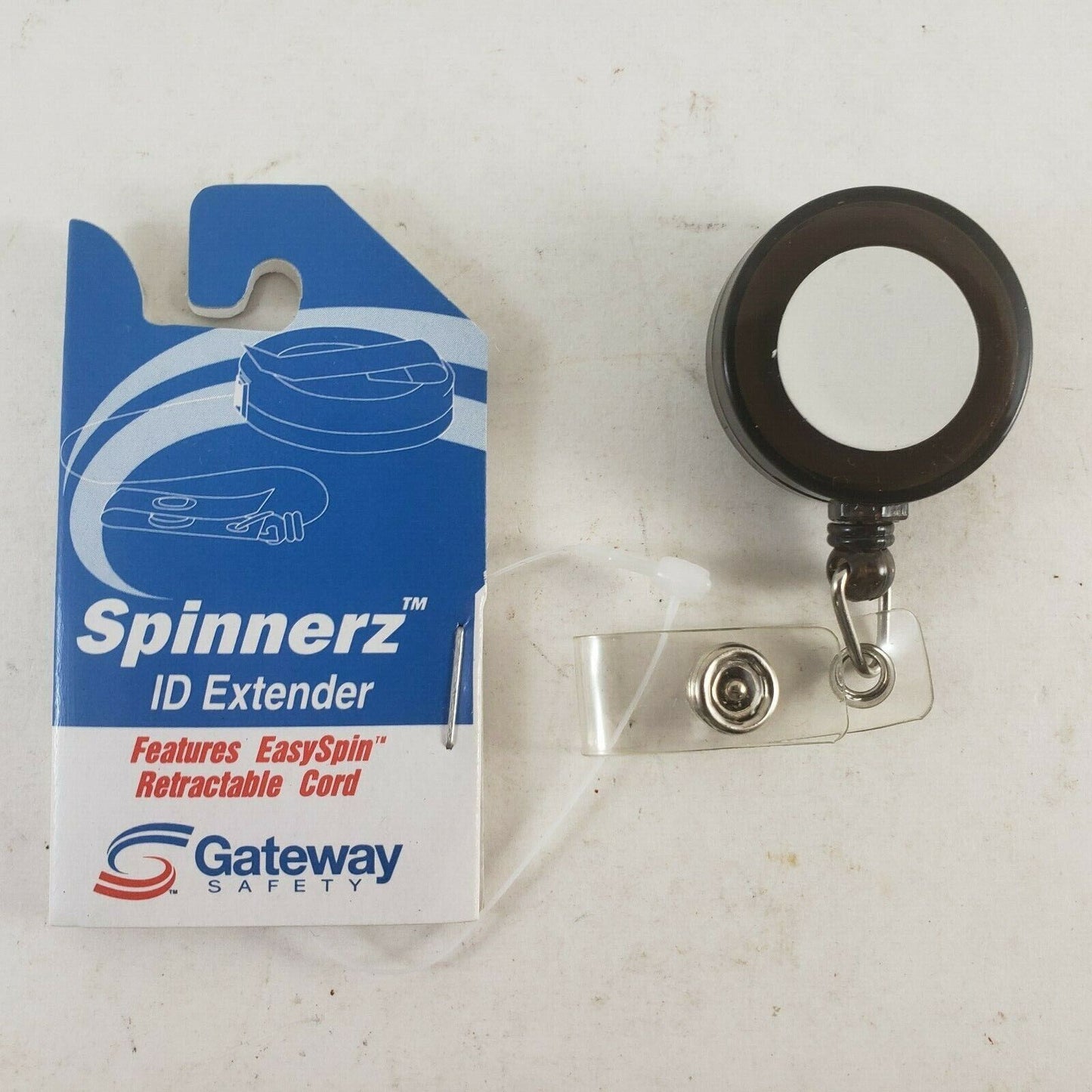 Gateway Safety Spinnerz retractable ID lanyard with belt clip