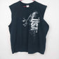 Black Gildan sleeveless USA eagle graphic muscle tee