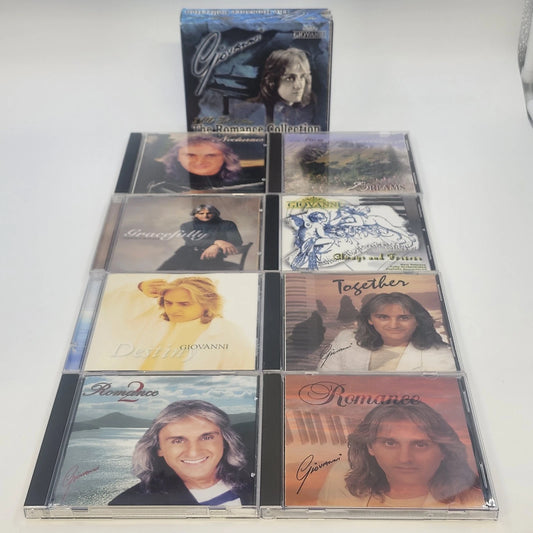 Collection of 11 Giovanni Marradi romantic piano and instrumental music CDs.