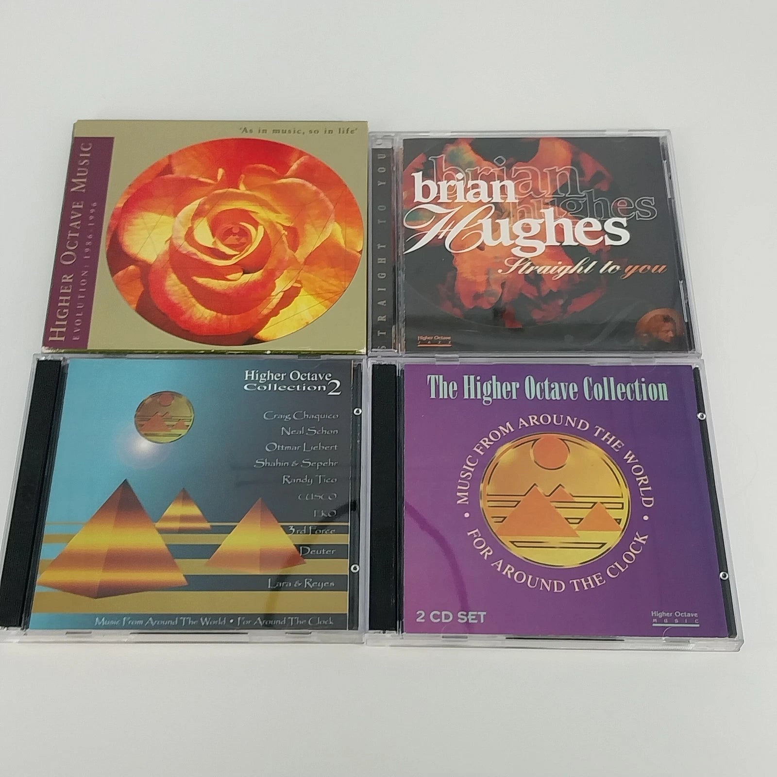 Higher Octave Music 4 CD collection with Evolution and Straight to You