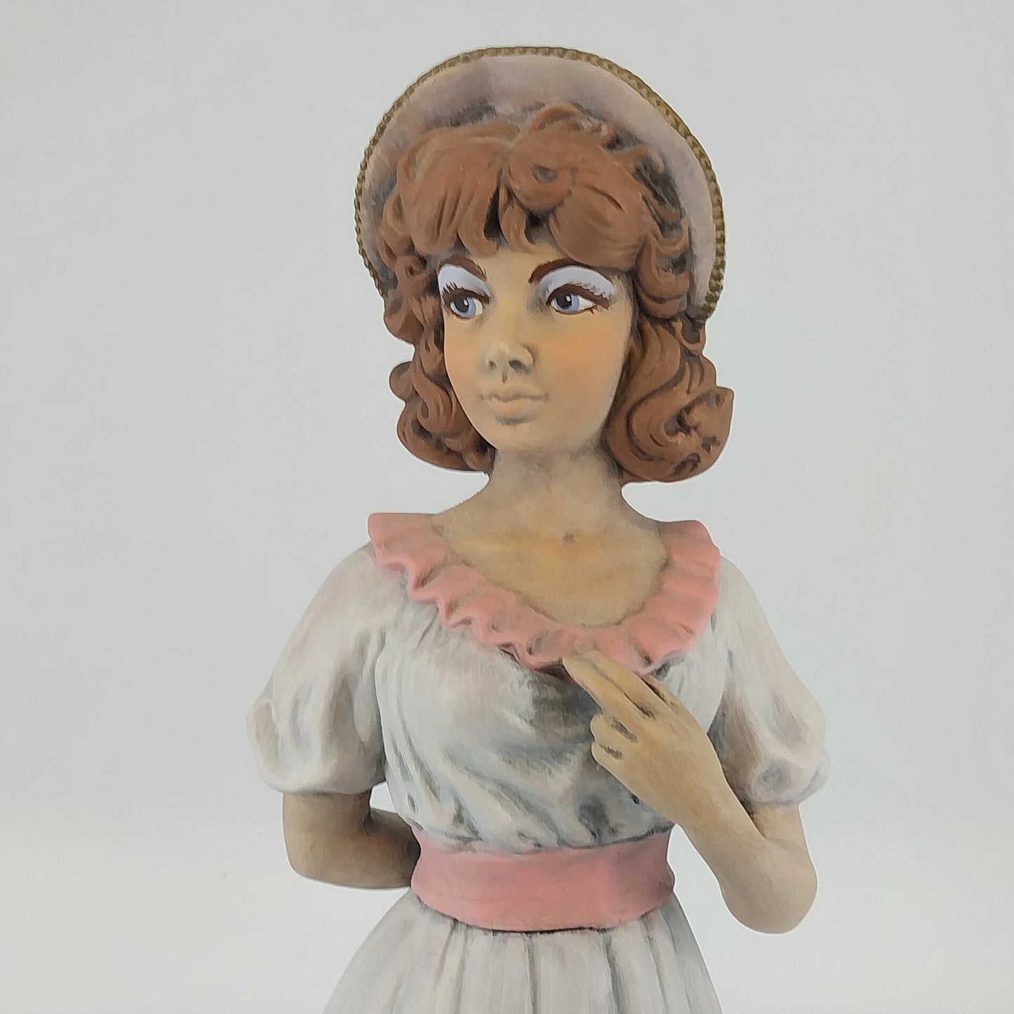 Vintage Holland Mold hand painted ceramic lady figurine