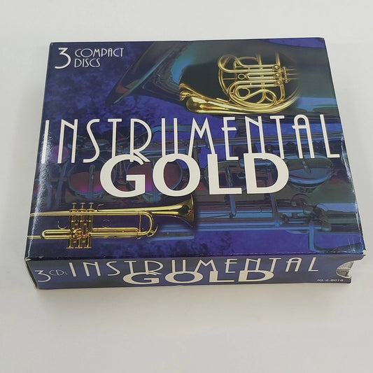 Instrumental Gold Sax Piano Trumpet 3 CD box set