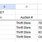 Reseller Inventory Spreadsheet with Profit Calculator Digital Download