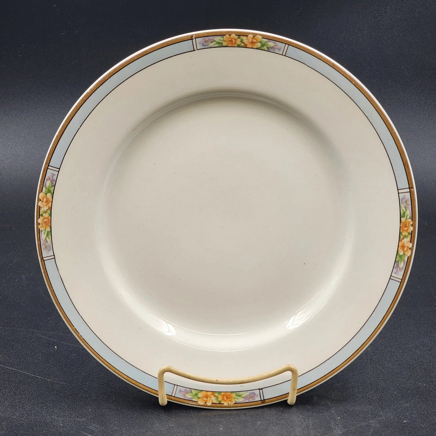 J&G Meakin Nebraska Blue vintage dinner plate England ironstone