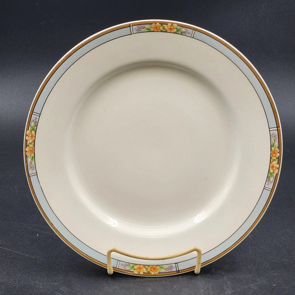 J&G Meakin Nebraska Blue vintage dinner plate England ironstone