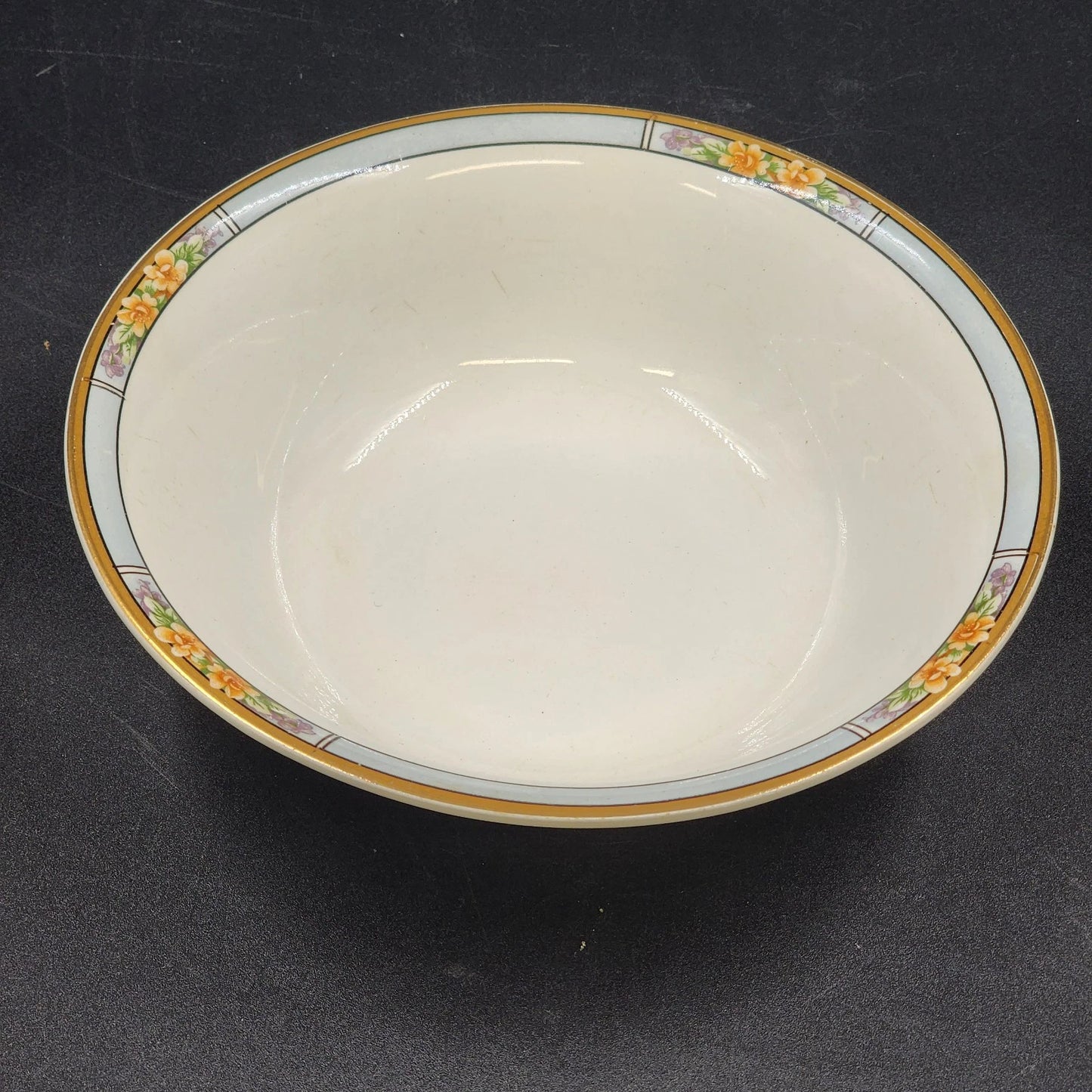 J&G Meakin Nebraska Blue 8 inch vegetable serving bowl