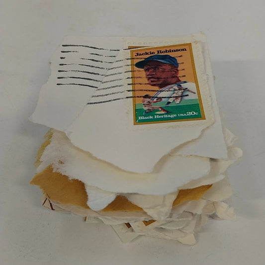 Jackie Robinson 1982 Black Heritage canceled US postage stamps lot