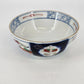 japanese imari porcelain rice bowl blue red gold