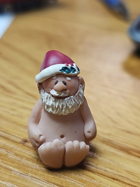 Jillian miniature Santa figurine resin 1.25 inch
