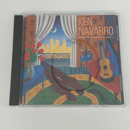 Ken Navarro When Night Calls 1996 smooth jazz CD with original artwork and jewel case