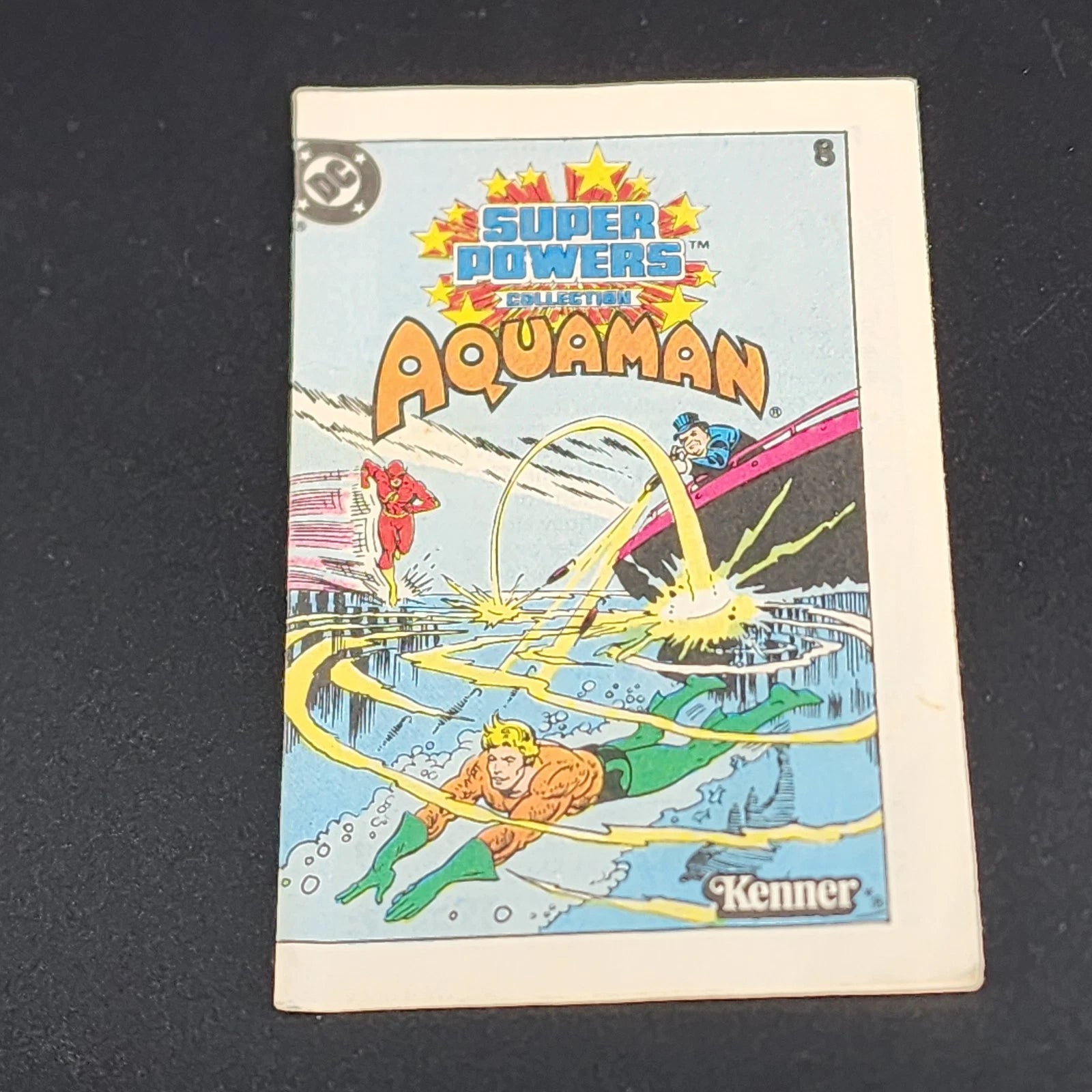 Vintage Kenner DC Super Powers Aquaman mini comic book 1983

