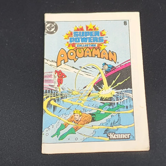 Vintage Kenner DC Super Powers Aquaman mini comic book 1983
