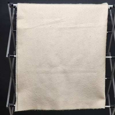 Khaki beige wool blend felt fabric square 48 x 48 inches