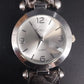 Kim Rogers women's watch 16366 with silver tone case and gray snakeskin band