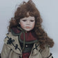 28-inch Kingstate Gaby porcelain collector doll with hat and handbag